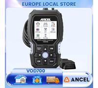 Scanner OBD2 pour tous les systèmes ANCEL VOD700, pour lecteur de Code de voiture Volvo, Service de réinitialisation complet, mise à niveau gratuite à vie, outil de Diagnostic VOLVO