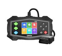 Scanner OBD2 V529 multimarque, machine de diagnostic automobile OBDII/EOBD en espagnol, lecteur de codes moteur DTC, efface les pannes, données en direct, I/M, capteur O2, EVAP, AutoVIN, Plug & Play