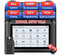 Scanner OBD2 - XTOOL - D7W - Sans fil Wi-Fi 64Go - 39 fonctions spéciales - Codage ECU/PMI