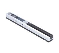 Scanner portable de 21,6 cm pour documents A4, reçus d'images en 900 DPI, baguette de numérisation portable couleur A4 pour télécharger des images sur un ordinateur via un câble USB (argent)
