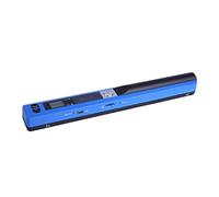 Scanner Portable, Format A4 900DPI JPG/PDF Formaté Écran LCD pour Les Reçus d'affaires Livres Scanner De Baguette De Document Portatif Portable Scanner À Piles,Bleu