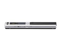 Scanner Portable, Images Claires Lecteur Léger Stockage sur Carte Mémoire Numérisation Facile Scanner Portable pour Photos pour Documents (Argent Noir)
