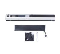 Scanner Portable Scanner de Documents Portables Haute résolution 900dpi Couleur Mobile Scanner pour Le Bureau de Voyage à Domicile ABS 8,27 Pouces (Argent)