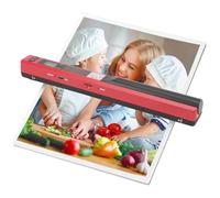 Scanner Portable, Scanner D'images Portable 900 DPI, Scanner Photo pour Documents A4, Numérisation Hors Ligne, Format JPEG et PDF, Scanner Mobile Multifonctionnel pour Entreprise