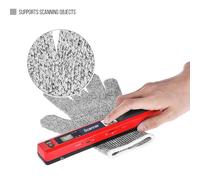 Scanner portatif sans Fil, Haute résolution, Format A4, JPG/PDF, écran LCD, Sac de Carte TF de 8 Go, Documents commerciaux, reçus, Livres Images