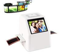 Scanner pour films et diapositives, stockage sur carte SD de 32 Go, écran LCD de 2,36 pouces, convertisseur pour diapositives 35 mm/135 mm, prend en charge l'édition et la lecture