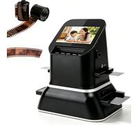 Scanner Professionnel 22 MP pour Films, Diapositives et négatifs | Scanner et numériseur de films et diapositives, compatible avec les films 35 mm et moyen format 120, avec écran 4,3 pouces