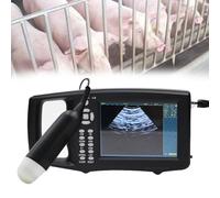 Scanner vétérinaire portable portable B-Ultra avec sonde 3,5 MHz pour détection de grossesse chez les porcs, truies, chèvres et moutons