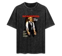 Scanners David Cronenberg Horror Movie 80's G200 Mens T-Shirt Black Unisex Tee M