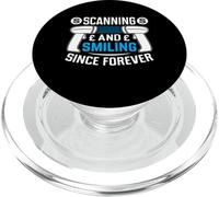 Scanning and Smiling Since Forever PopSockets PopGrip pour MagSafe