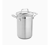 SCANPAN Cuiseur à Asperges en INOX avec Panier et Couvercle en Verre 4,5 l Impact, Argent