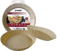 ScanPart 2910070003 Papier pour friteuse à air chaud, 20 cm, rond, 100