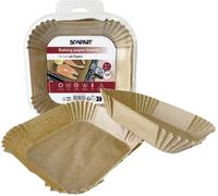 ScanPart 2910070004 Papier pour friteuse à air chaud 16x16 cm carré, 100