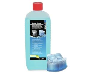 ScanPart Braun : liquide de nettoyage compatible avec les rasoirs, 1 l, parfum citron, pour le système de nettoyage | élimine les salissures et lubrifie les grilles et les lames ; rendement | 6 rechar