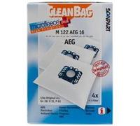 CleanBag M 122 AEG 16 Sac d'aspirateur Blanc/jardin opulent