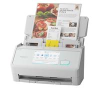 ScanSnap iX2500 Scanner de Documents, Photos et reçus sans Fil ou USB Haute Vitesse Compatible Cloud avec Grand écran Tactile et Chargeur Automatique de Documents 100 Pages pour Mac ou PC, Blanc