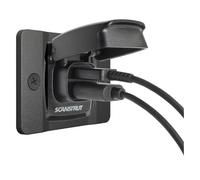 Scanstrut ROKK Flip Pro Chargeur USB - Étanchéité IPX4 Double Port de Charge Rapide USB-A et USB-C avec Lunette Frontale | Prise d'alimentation Marine et Camping-Car 12/24 V