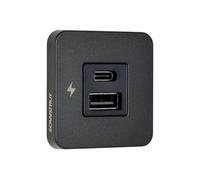 Scanstrut Chargeur USB ROKK Tile – IPX6, 10W sans fil + USB-A/USB-C – Clair