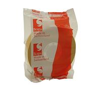 Scapa T002 Bande ATG: 3/4 in. x 60 yds. (Adhésif transparent sur doublure jaune)