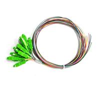 SCAPC-Fibre Optique Pigtail,Simsake 0.9mm,9/125 Monomode SM SX LC UPC LZSH,Câble de 1.5m,10 Ensembles 12Core - Type 12C SCAPC1.2M 2Set