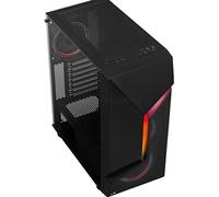 Boitier Moyen Tour ATX AeroCool Scape V2 RGB avec panneau vitré (Noir)