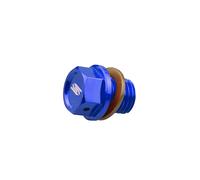 SCAR Bouchon Vis de Vidange Aimanté compatible avec YAMAHA YZ YZX YZF WRF YZFX YFZR 125 250 450 03-23 - Bleu