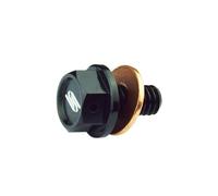 SCAR Bouchon de Vidange Aimanté compatible avec KAWASAKI KX KXX 250 450 21-23 - Noir