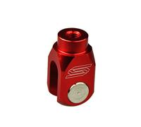 SCAR Chape de pivot de frein arrière Compatible avec HONDA CR CRF 125 250 150 450 CR125 CRF250R CRF450R 250F 450L 450RL 02-25 - Rouge