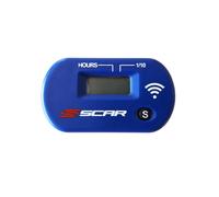 SCAR Compteur d'heures Sans-fil avec Velcro bleu