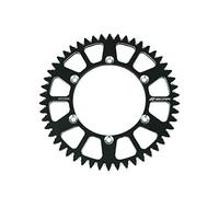 SCAR Couronne Aluminium alu Anti Boue Compatible avec BETA 125 200 300 350 390 400 430 450 480 498 RR RX XTRAINER RR X-PRO RR RACE 2013-2026, Noir - 50 Dents