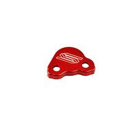 SCAR Couvercle maitre cylindre frein arrière Compatible avec HONDA CR CRF CRFX 125 150 250 450 CRF250R CRF450R 450RL 250F 450L 02-25 - Rouge