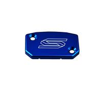 SCAR Couvercle maitre cylindre frein avant Compatible avec KTM BREMBO SX SXF EXC TPI EXCF 125 150 250 300 350 450 500 05-22 - Bleu