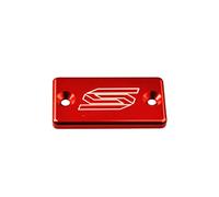 SCAR Couvercle maitre cylindre frein avant Compatible avec SUZUKI RM RMZ RMX 85 125 250 450 94-22 - Rouge