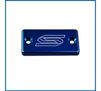 SCAR Couvercle maitre cylindre frein avant Compatible avec YAMAHA YZ YZF WRF 65 85 125 250 450 02-07 - Bleu
