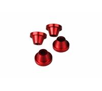 SCAR Cones Alu Douilles Pontet Té de fourche Compatible avec SUZUKI RM RMZ RM-Z 125 250 450 DRZ 400 02-25 - Rouge