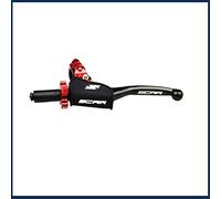 SCAR Ensemble levier repliable et cocotte embrayage complète 4 temps Compatible avec CRF YZF KXF RMZ - Rouge