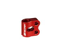 SCAR Guide durite de frein compatible avec KAWASAKI KXF KLX 65 80 85 100 125 250 450 450 450R 150BF D-TRACKER125 89-22 SUZUKI RM RMZ DRZ 04-23 Rouge