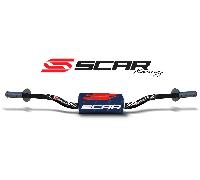 SCAR Guidon haut en aluminium sans barre centrale avec boudin O² RC 28.6 MM