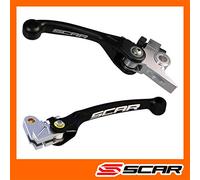 SCAR Leviers de frein + embrayage flex retournable Combo Compatible avec KTM BREMBO SX SXF EXC 250 350 450 05-13