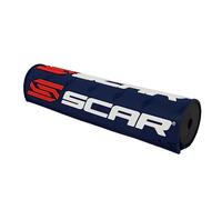 SCAR Mousse de Guidon 22 3D avec Barre Moto Cross Quad Dirt Bike Enduro Supermotard - Bleu foncé
