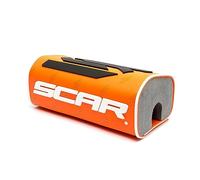 SCAR Mousse de Guidon 28 3D sans barre Moto Cross Quad Dirt Bike Enduro Supermotard - Orange fluo