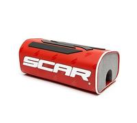SCAR Mousse de Guidon 28 3D sans barre Moto Cross Quad Dirt Bike Enduro Supermotard - Rouge