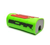 SCAR Mousse de Guidon 28 3D sans barre Moto Cross Quad Dirt Bike Enduro Supermotard - Vert fluo