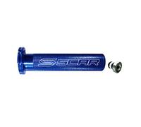 SCAR poignée barillet de gaz accélérateur alu roulement compatible avec YAMAHA YZ65 18-22, bleu