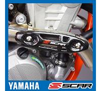 SCAR Protection collecteur échappement Universel carbone 4 temps Compatible avec YAMAHA YZF WRF 250 450