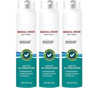 Scar Removal Spray | Scar Remove Medical Grade Scar Spray | Pregnant Women Stretch Mark Spray, Skincare Scar Spray for Scars from Injuries, Surgeries, Burns, Stretch Marks (3Pcs)