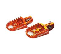 SCAR Repose cale pied Evolution Compatible avec KTM SX SXF EXC EXCF XC XCF XCW XCFW TPI 85 125 150 250 300 350 450 17-23 - Orange