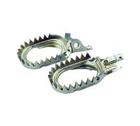 SCAR Repose cale pied Titane anti boue Compatible avec HONDA CR CRF CRFX CRFRX 125 150 250 450 CRF250R CRF450R 02-26