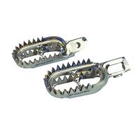 SCAR Repose cale pied Titane Gripper compatible avec KTM 125 250 300 350 450 SX SXF XC XCF EXC EXCF HUSQVARNA 125 250 300 350 450 TC FC TX FX FS TE FE GASGAS MC MCF EC ECF EX EXF - 23/25