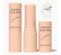 Scar Solutions Silicon Scar Stick, Scars Solutions & Remodels Skin aus 60% Silikon, natürliche Erholungsformel mit Centella Asiatica -Extrakt und Vitamin E, beruhigender Feuchtigkeit (2pcs)